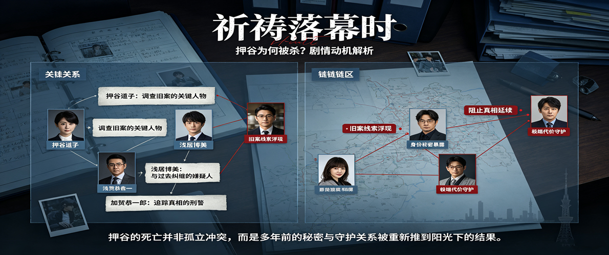 《祈祷落幕时》押谷为何被杀？剧情动机解析