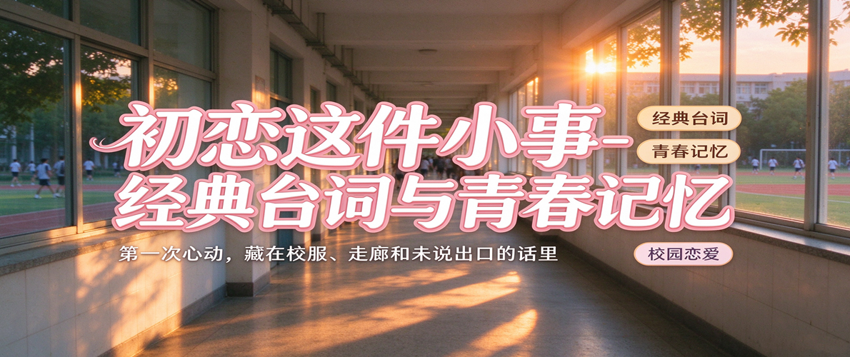 初恋这件小事-经典台词与青春记忆